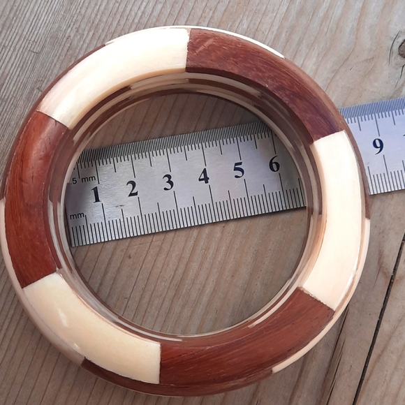 CHUNKY NATURAL TONE BANGEL - Picture 7 of 7